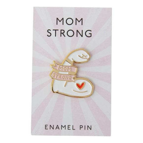 Mom Strong - Enamel Pin