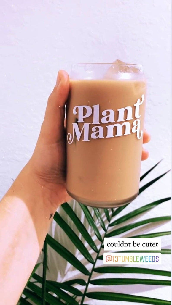 Plant Mama Beer Glass
